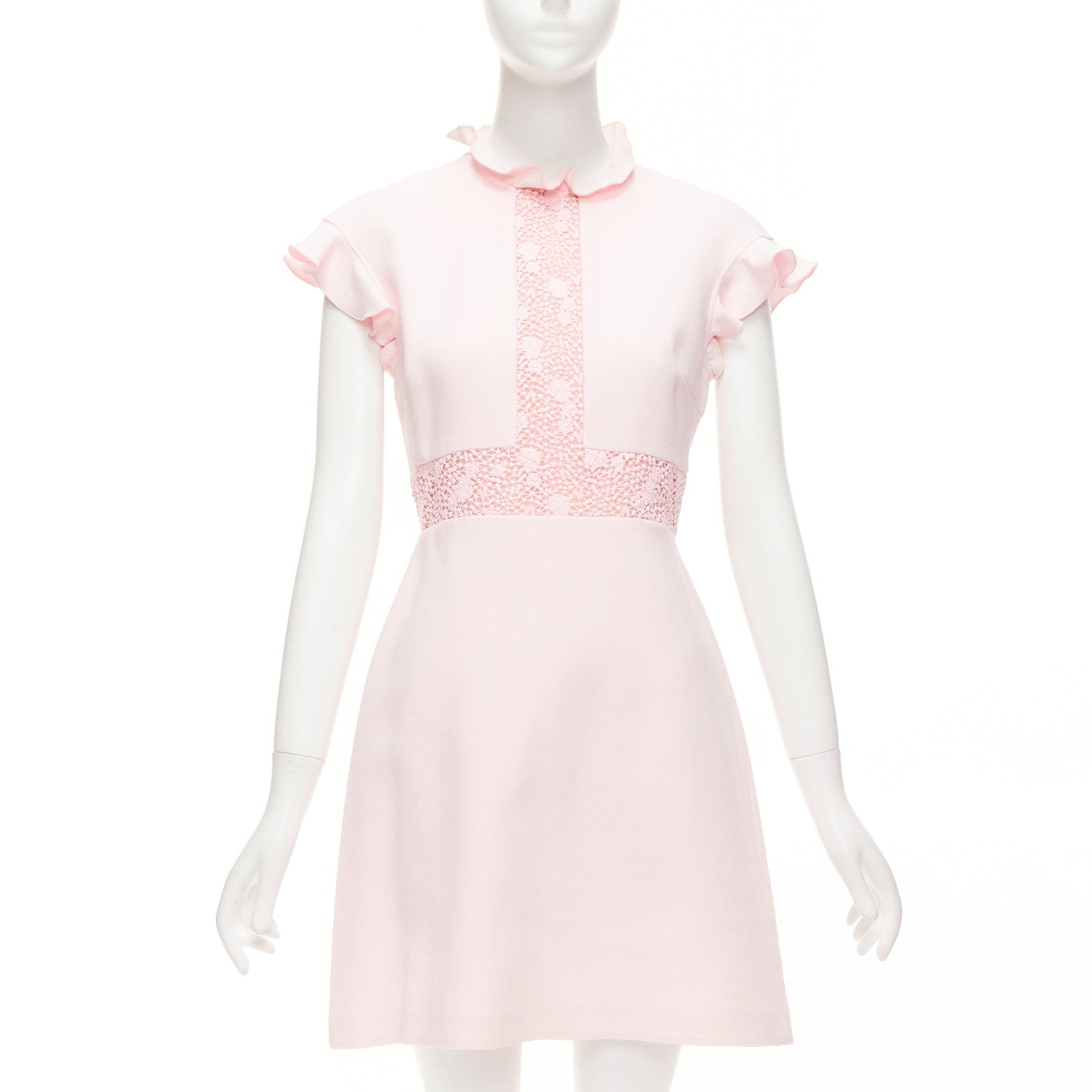 Giambattista Valli Ruffle Lace Dress