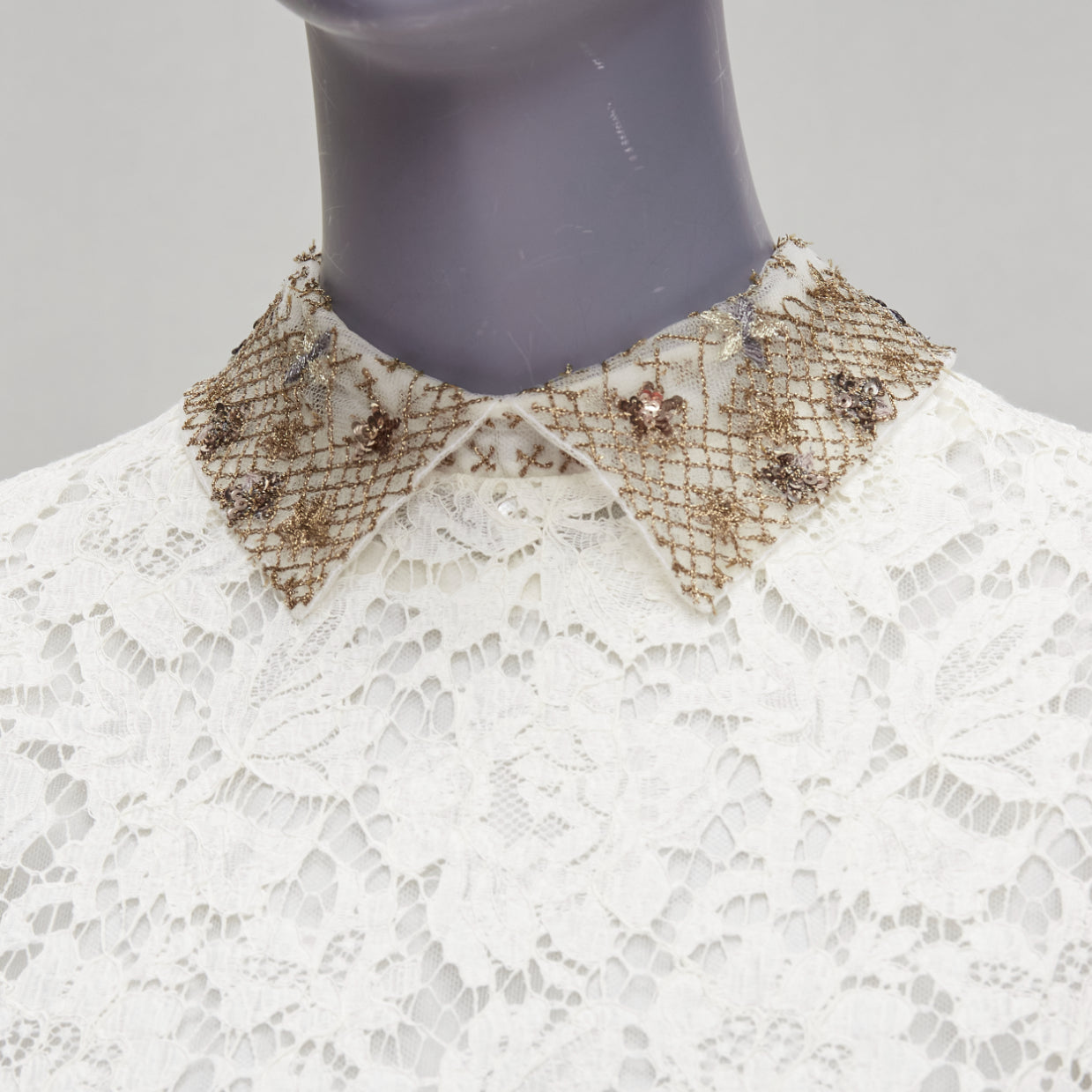 Valentino Garavani Sequin Bridal Dress - Back view