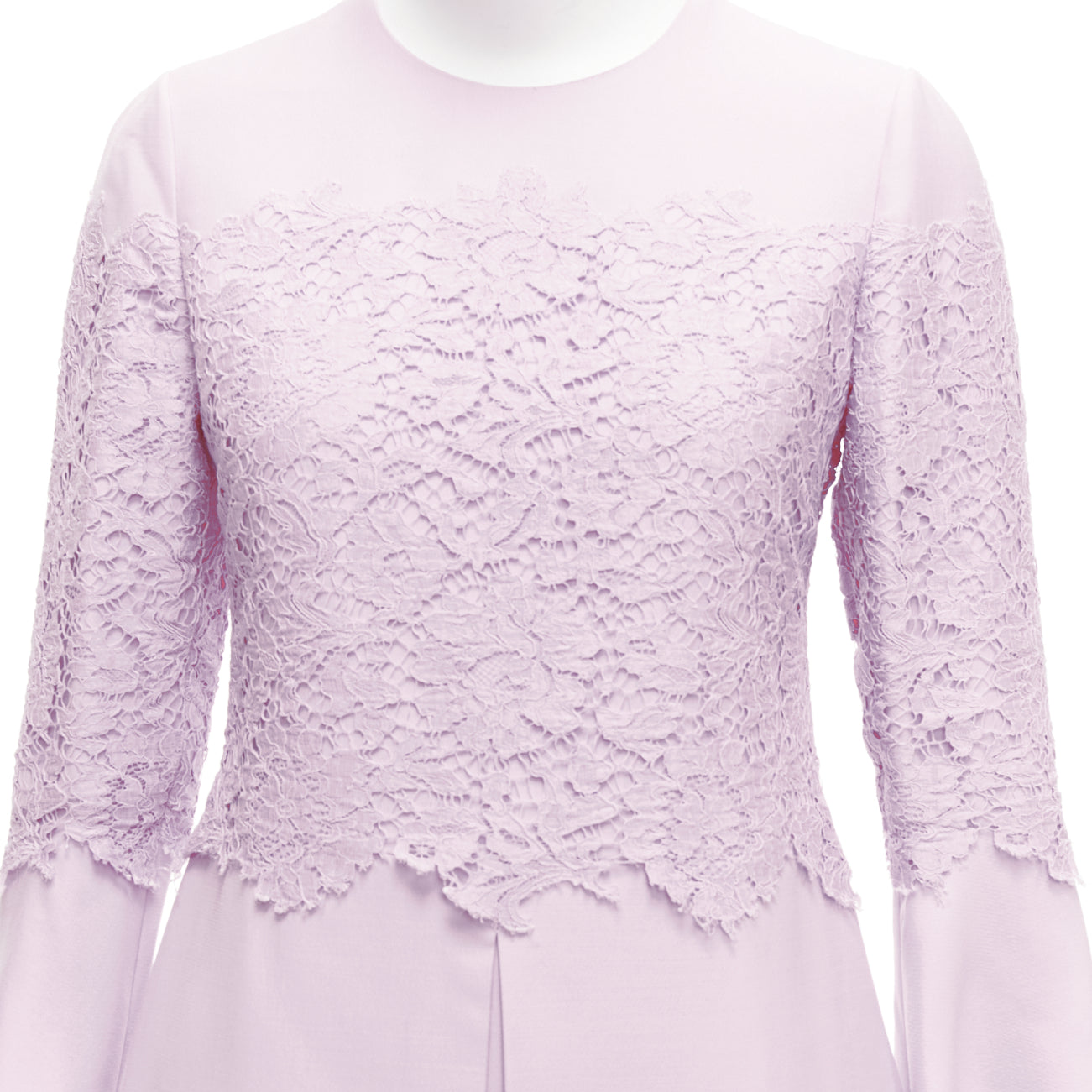 Valentino Garavani Crepe Lace Dress - Back view