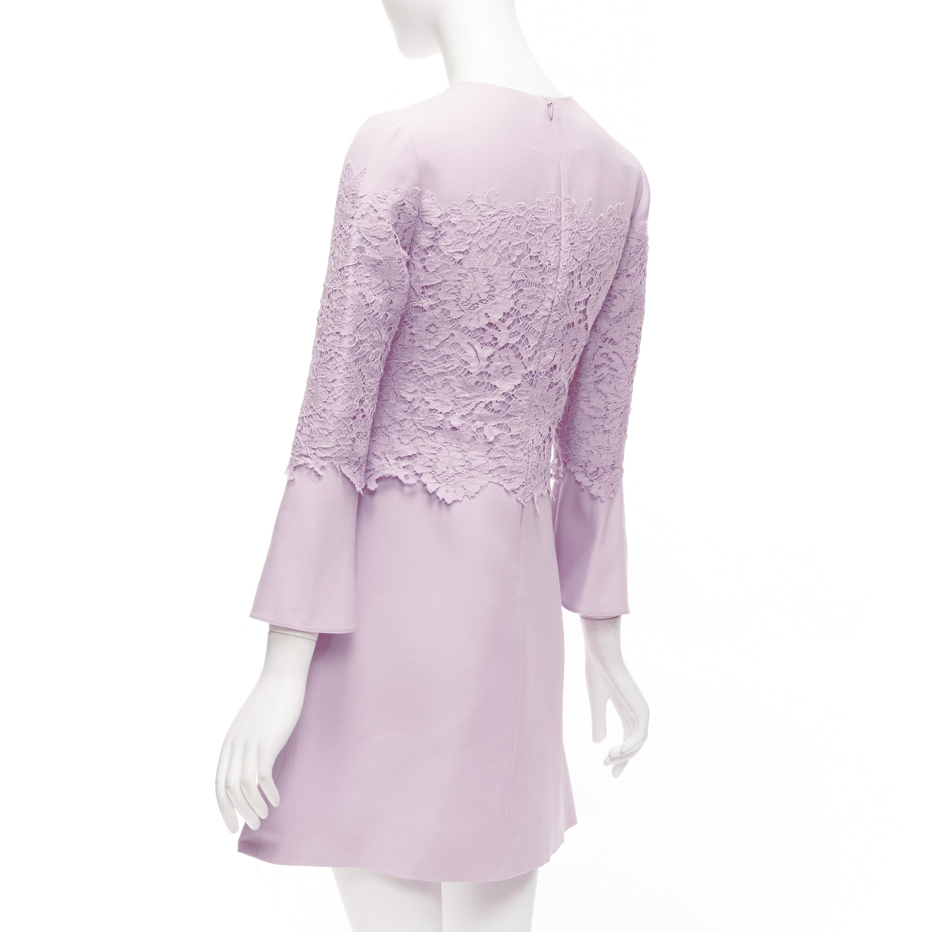 Valentino Garavani Crepe Lace Dress - Detail 1