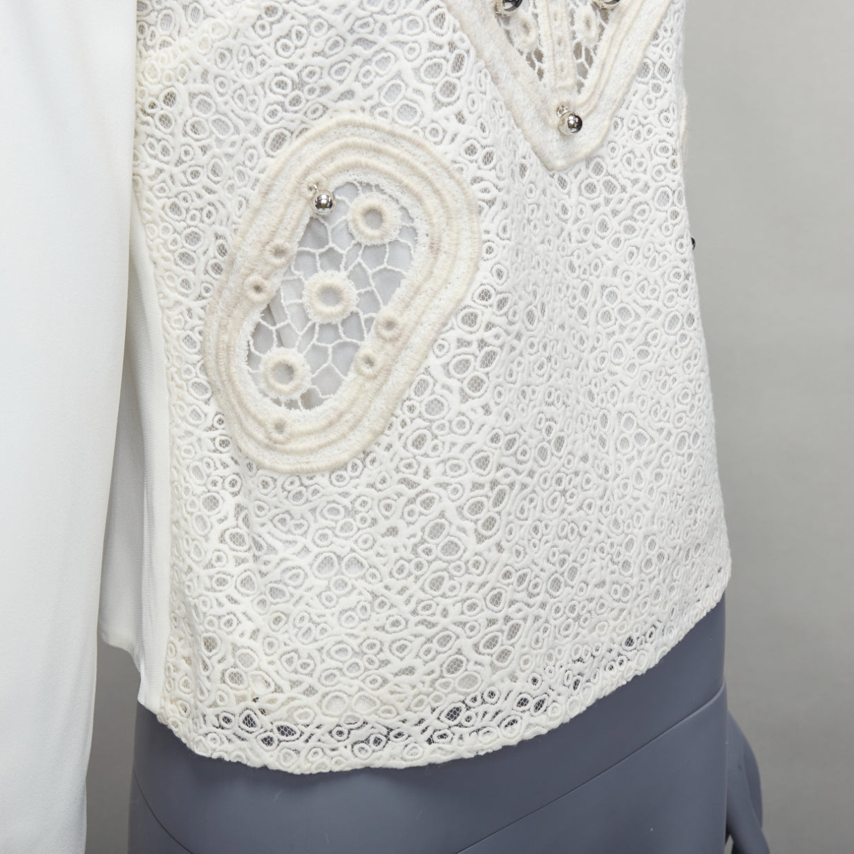 Peter Pilotto Lace Beaded Blouse - Detail 2