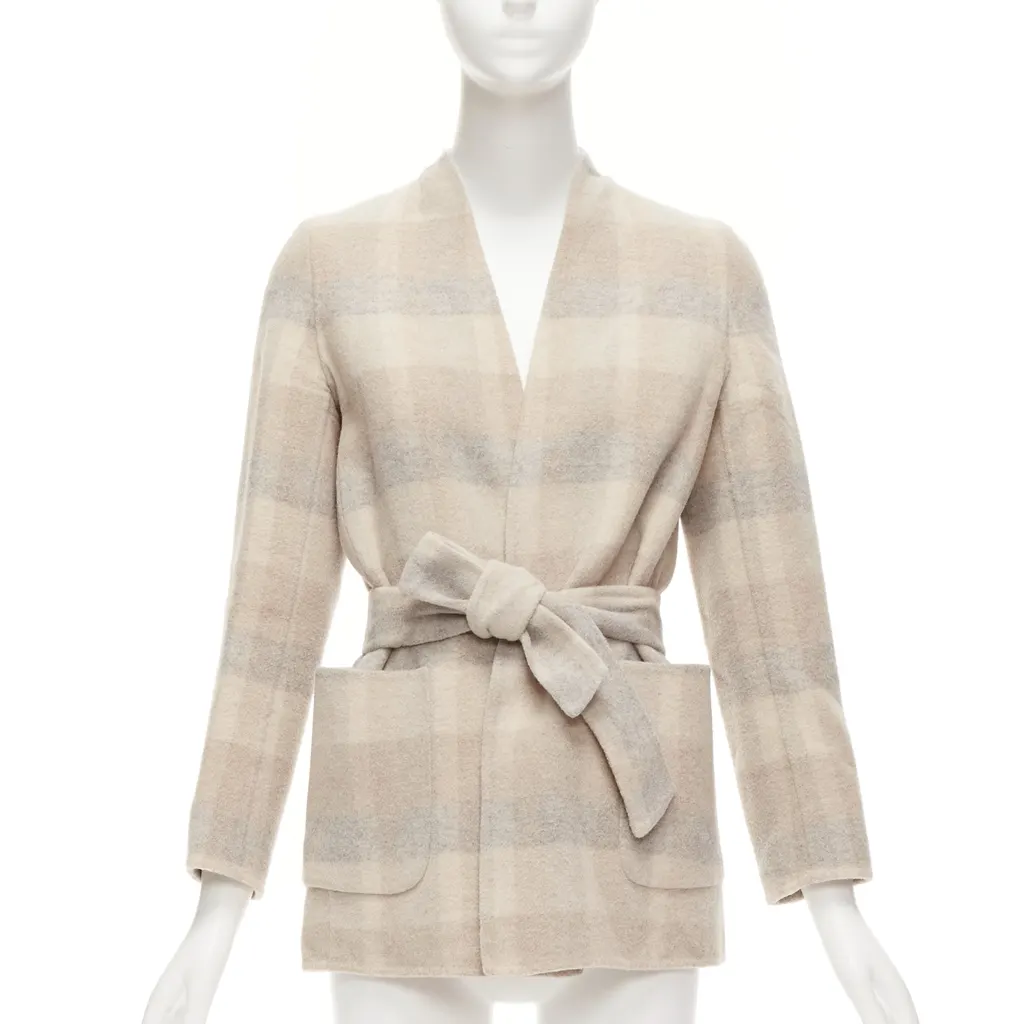 Max Mara Cucito Amano Beige Wool Never worn - Front View