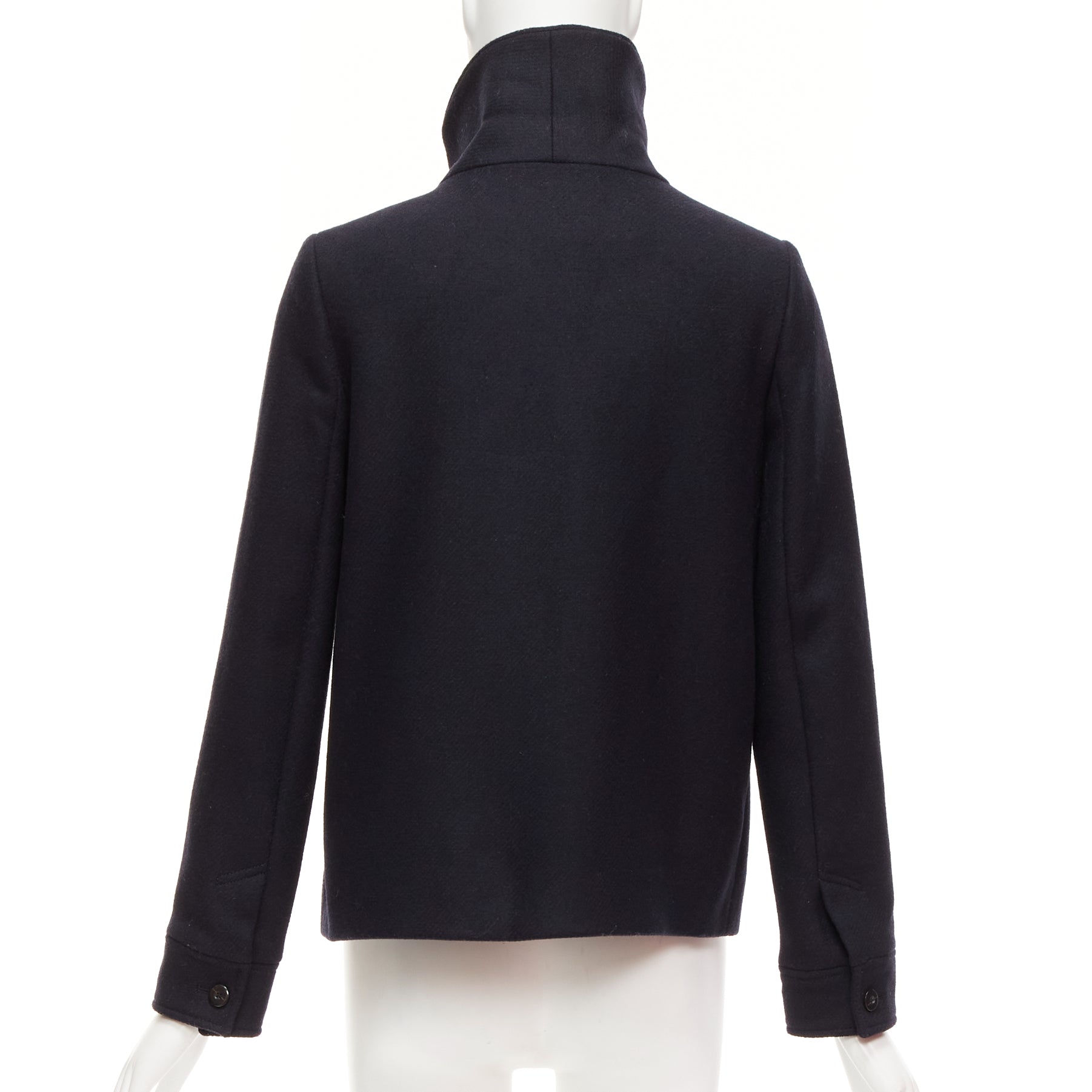 Ba&sh Black Shawl Wrap Coat - Detail 1