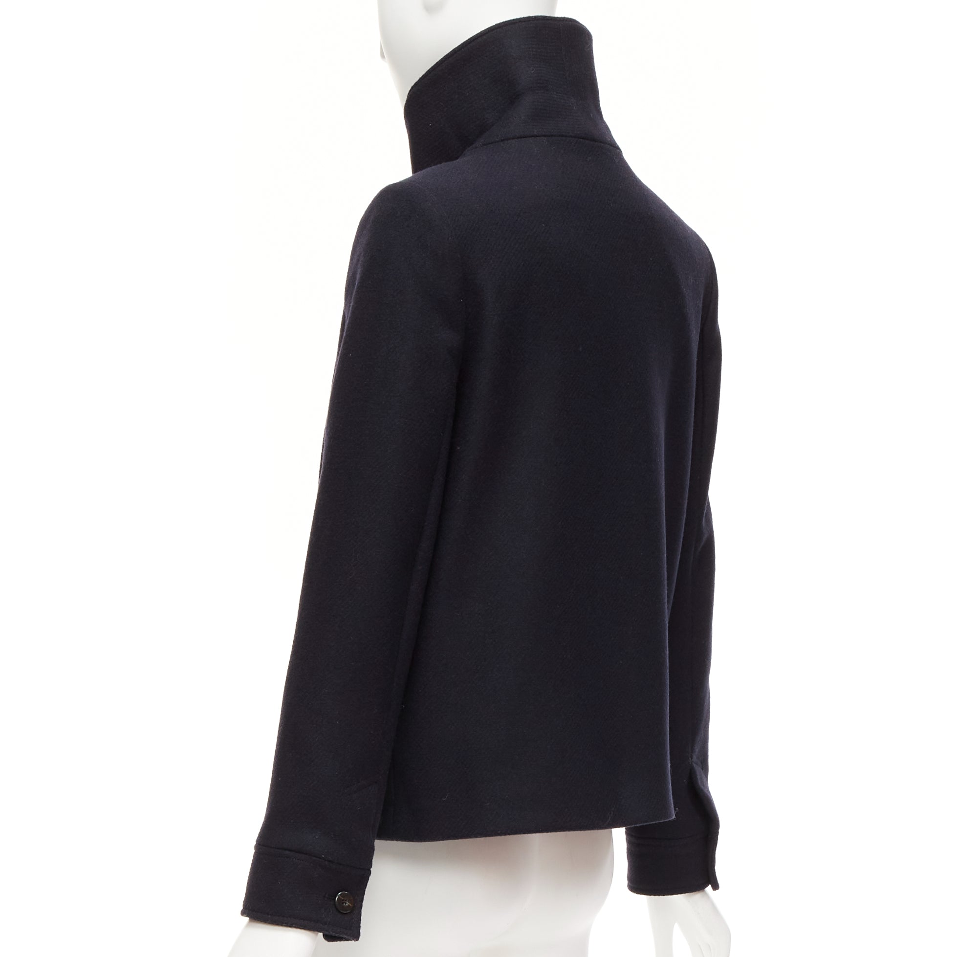 Ba&sh Black Shawl Wrap Coat - Detail 2