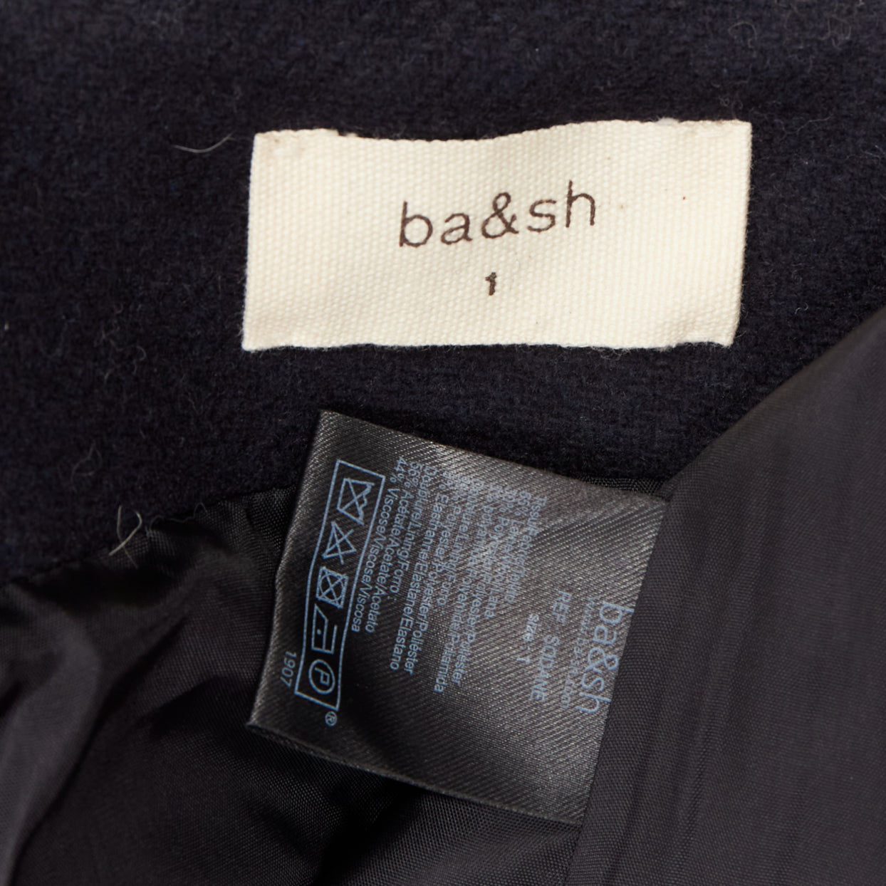 Ba&sh Black Shawl Wrap Coat - Image 11