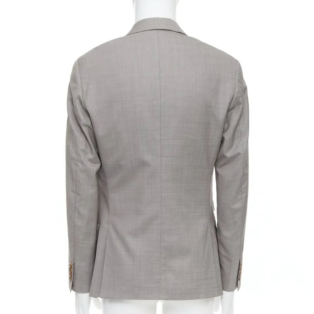 Hermès Wool Pocket Blazer Grey Wool Good - Box View