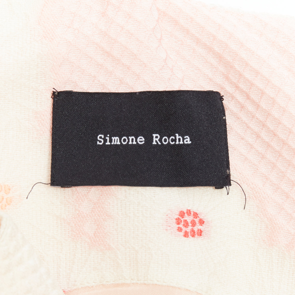 Simone Rocha Floral Cloque Dress - Image 10