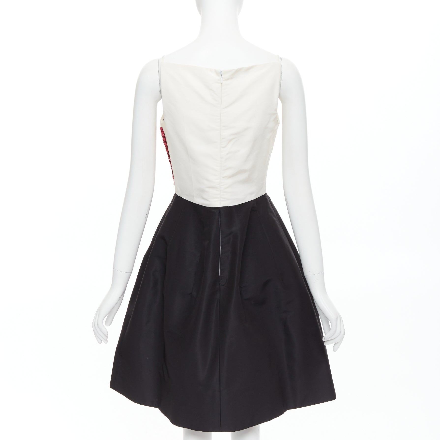 Oscar De La Renta Sequined Bodice Dress - Side view