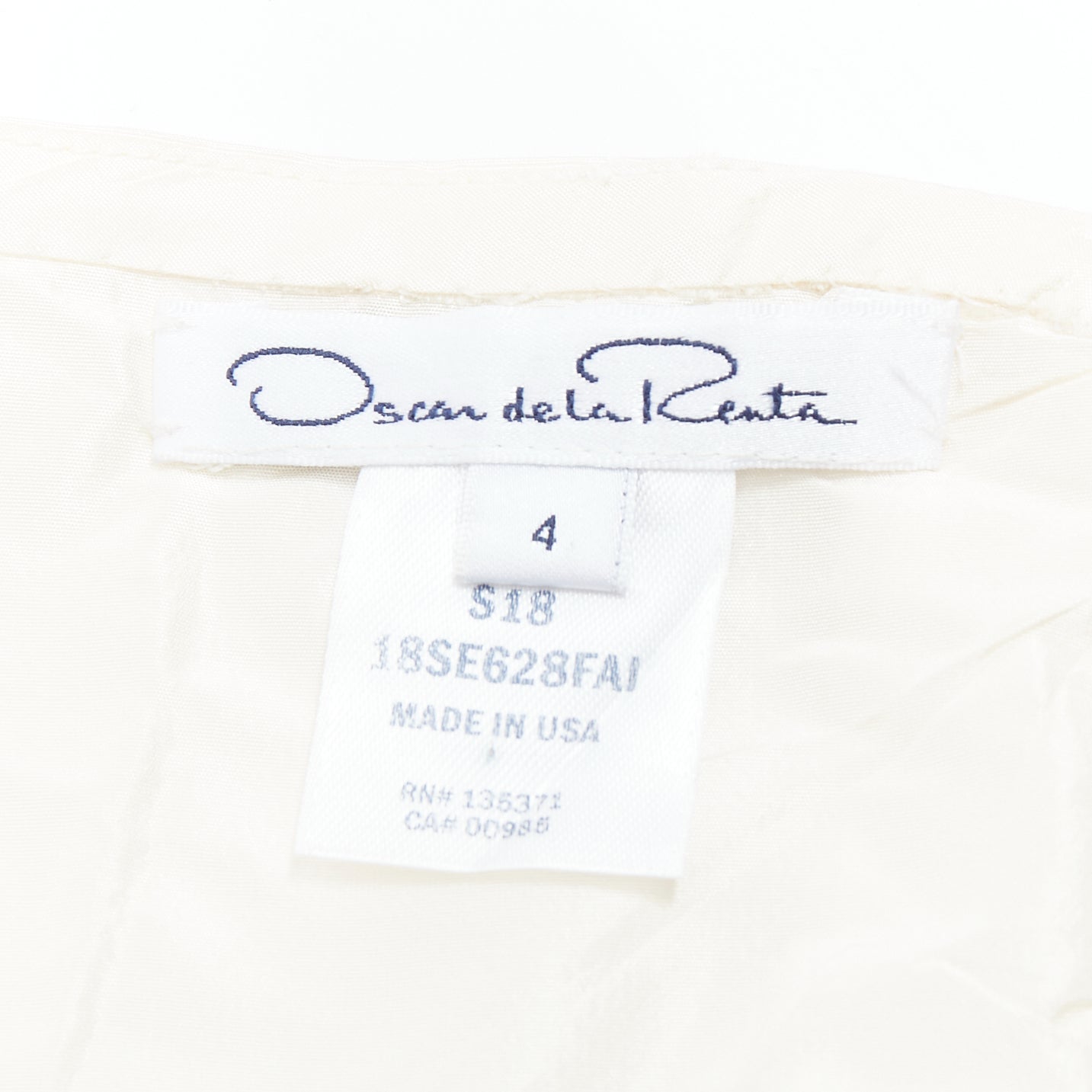 Oscar De La Renta Sequined Bodice Dress - Image 10