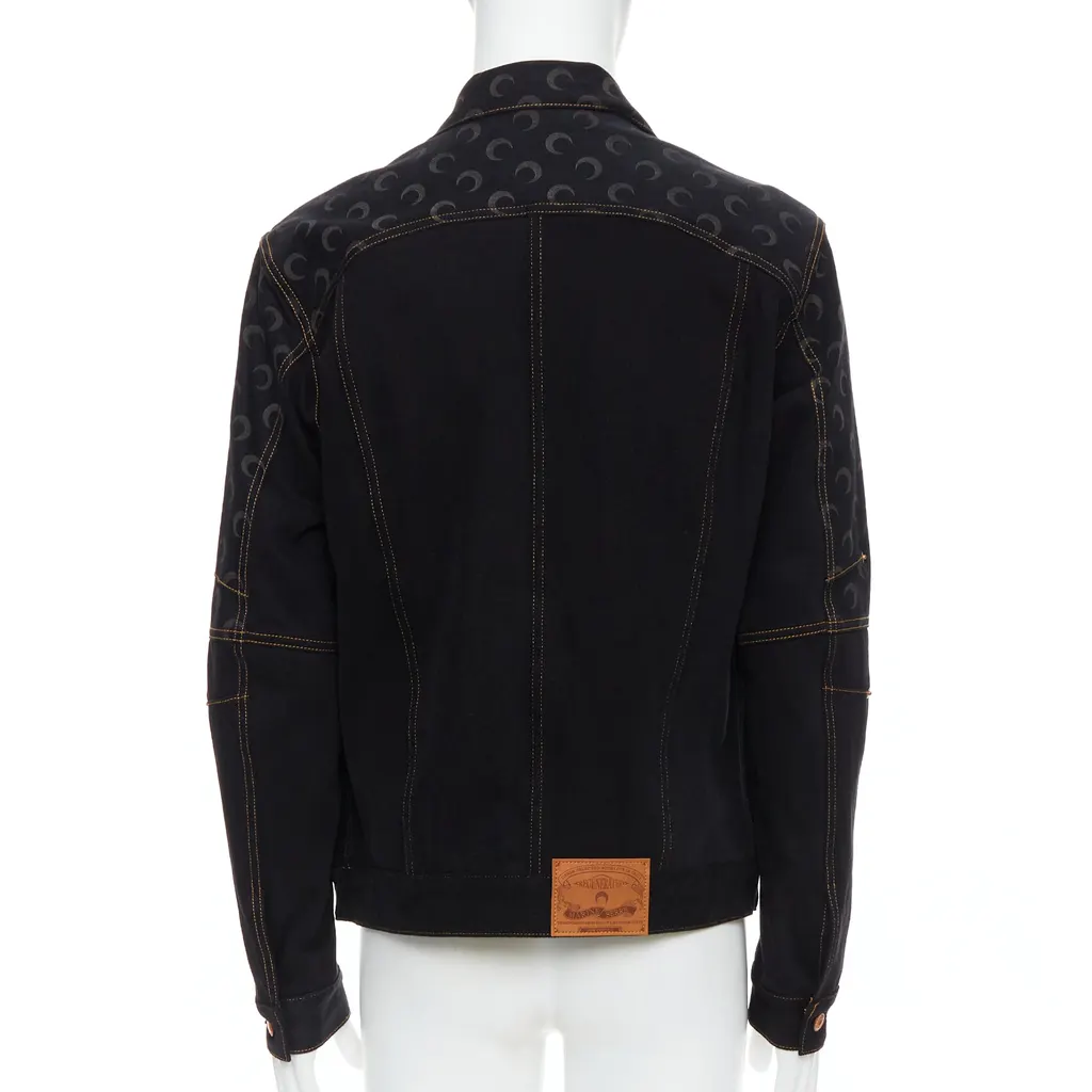 Marine Serre Black Crescent Moon Jacket Black Never worn - Box View