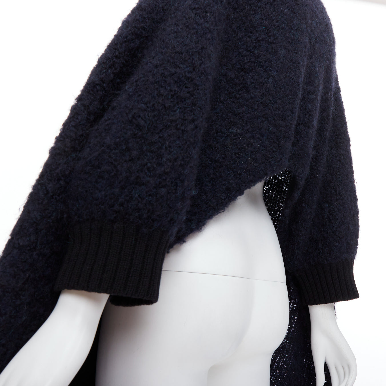 Sacai Pocketed High Low Cardigan - Detail 1