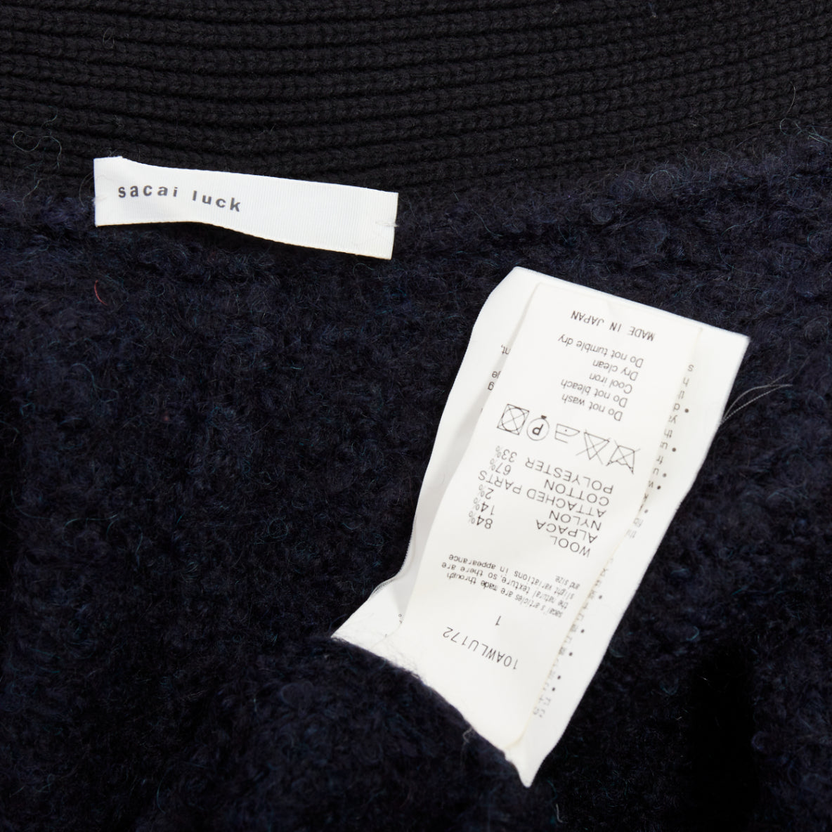 Sacai Pocketed High Low Cardigan - Image 10