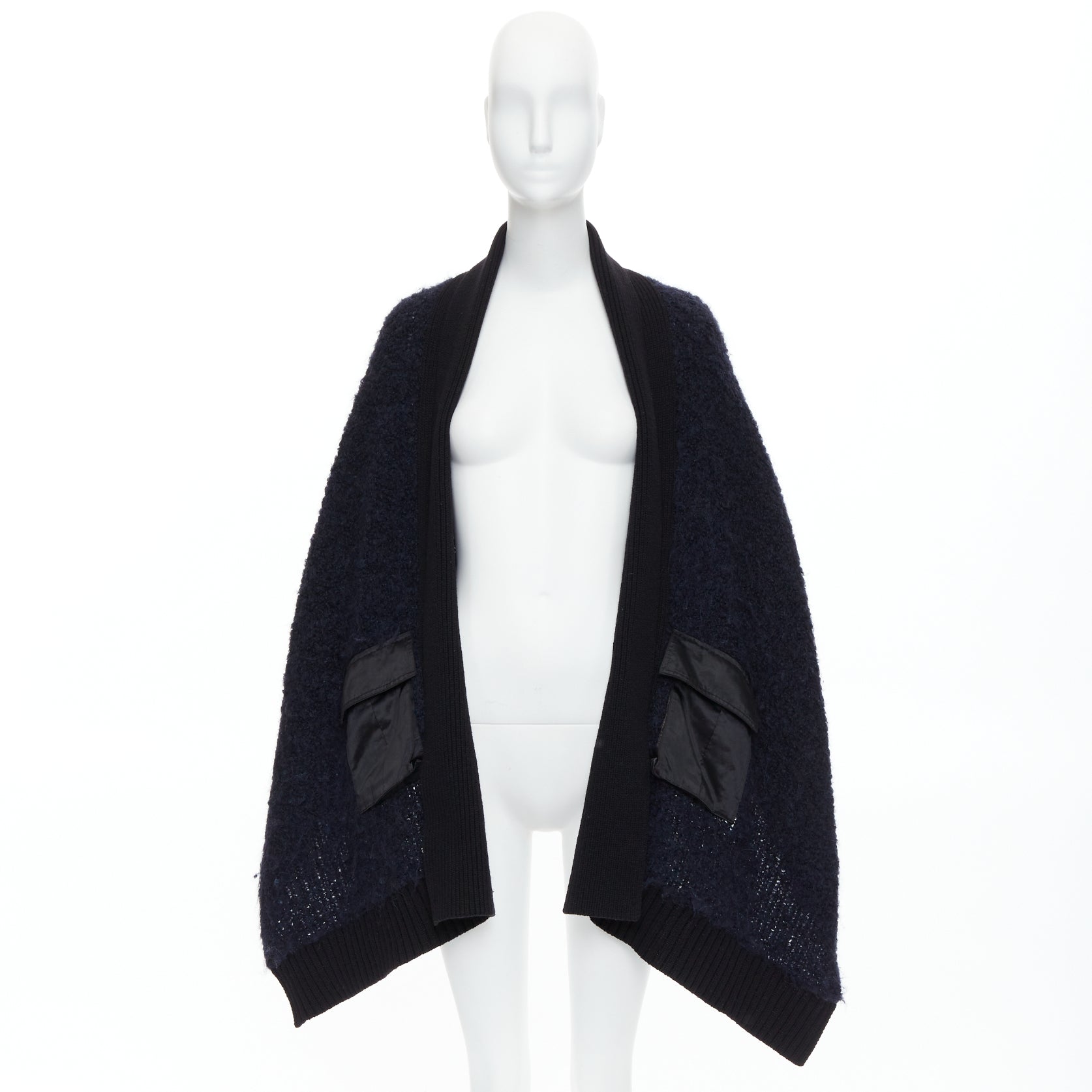 Sacai Pocketed High Low Cardigan - Image 11