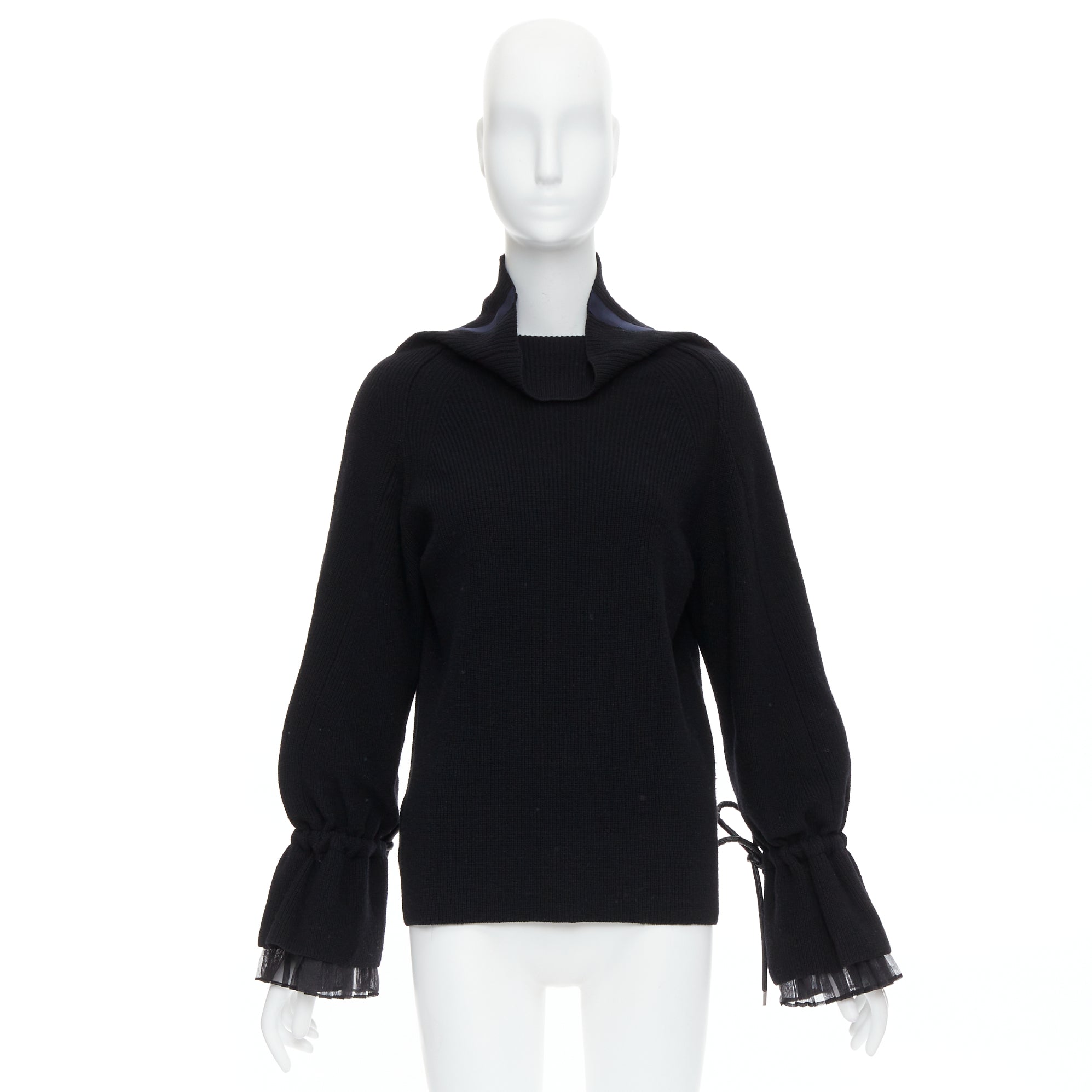 Sacai Ruffle Cuff Turtleneck - Image 12