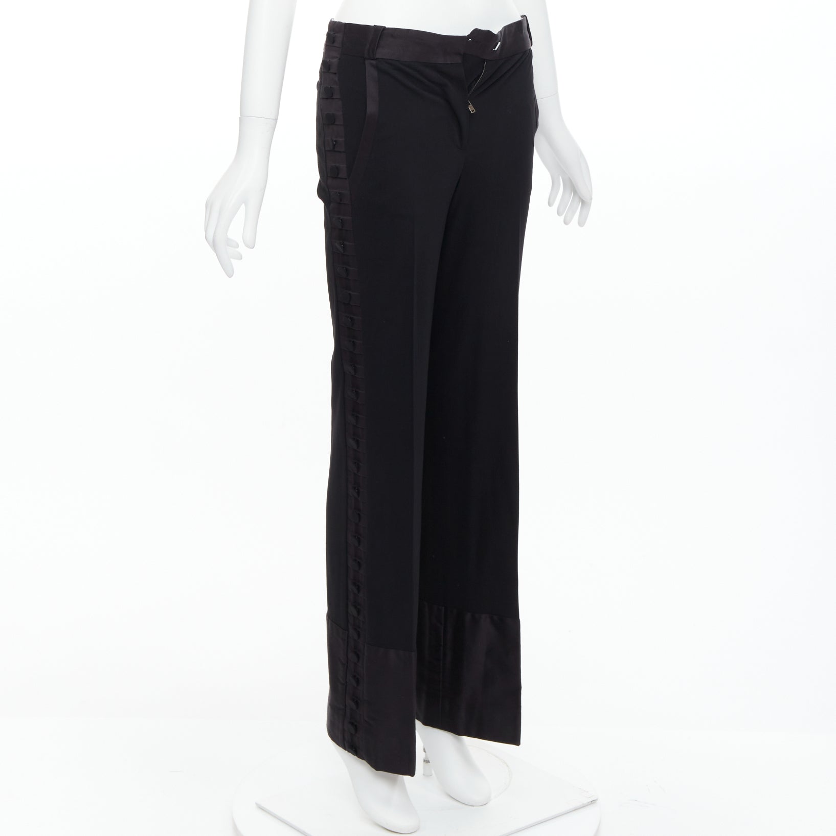 Chloe Pleat Trim Trousers - Image 6