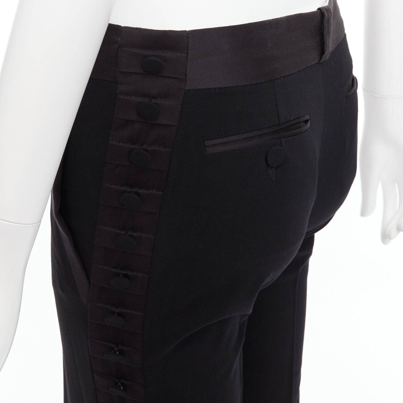 Chloe Pleat Trim Trousers - Detail 2