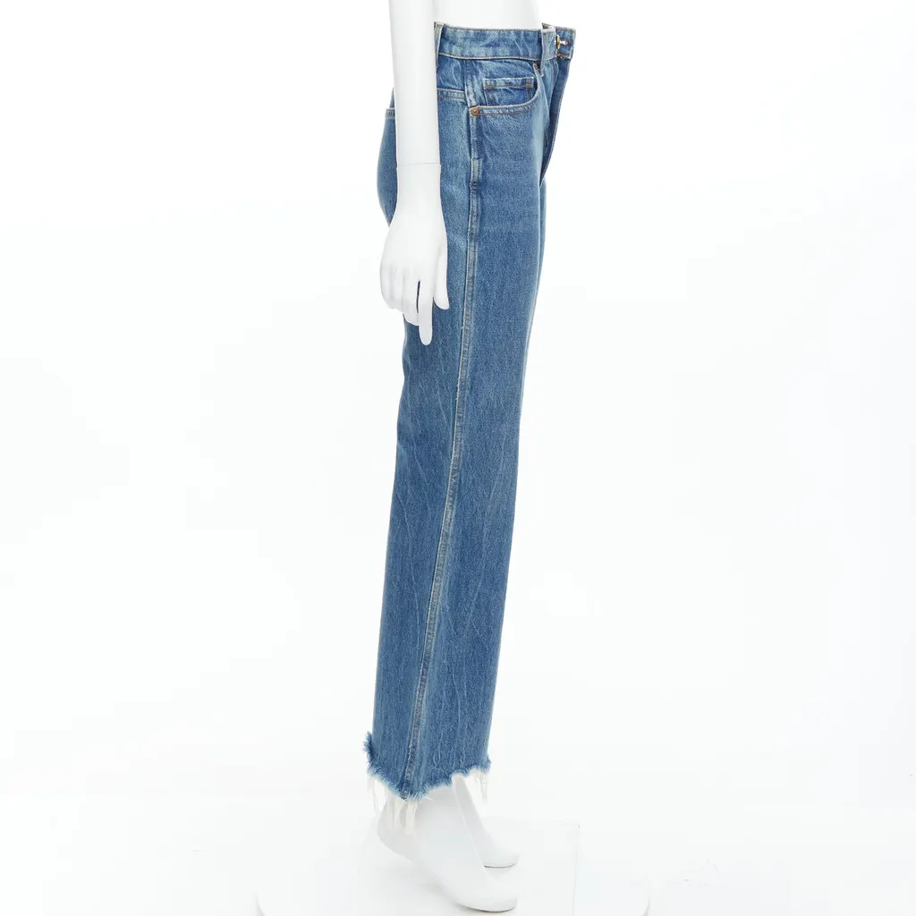 Khaite Gabbie Blue Cotton Never worn - Model View