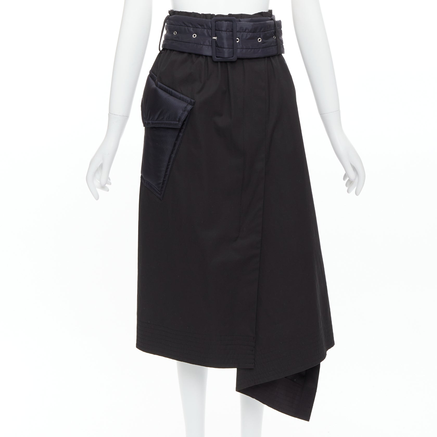 Sacai Padded Belted Skirt