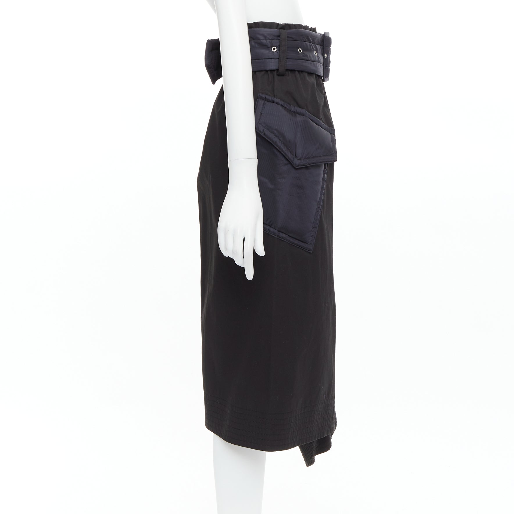Sacai Padded Belted Skirt - 4