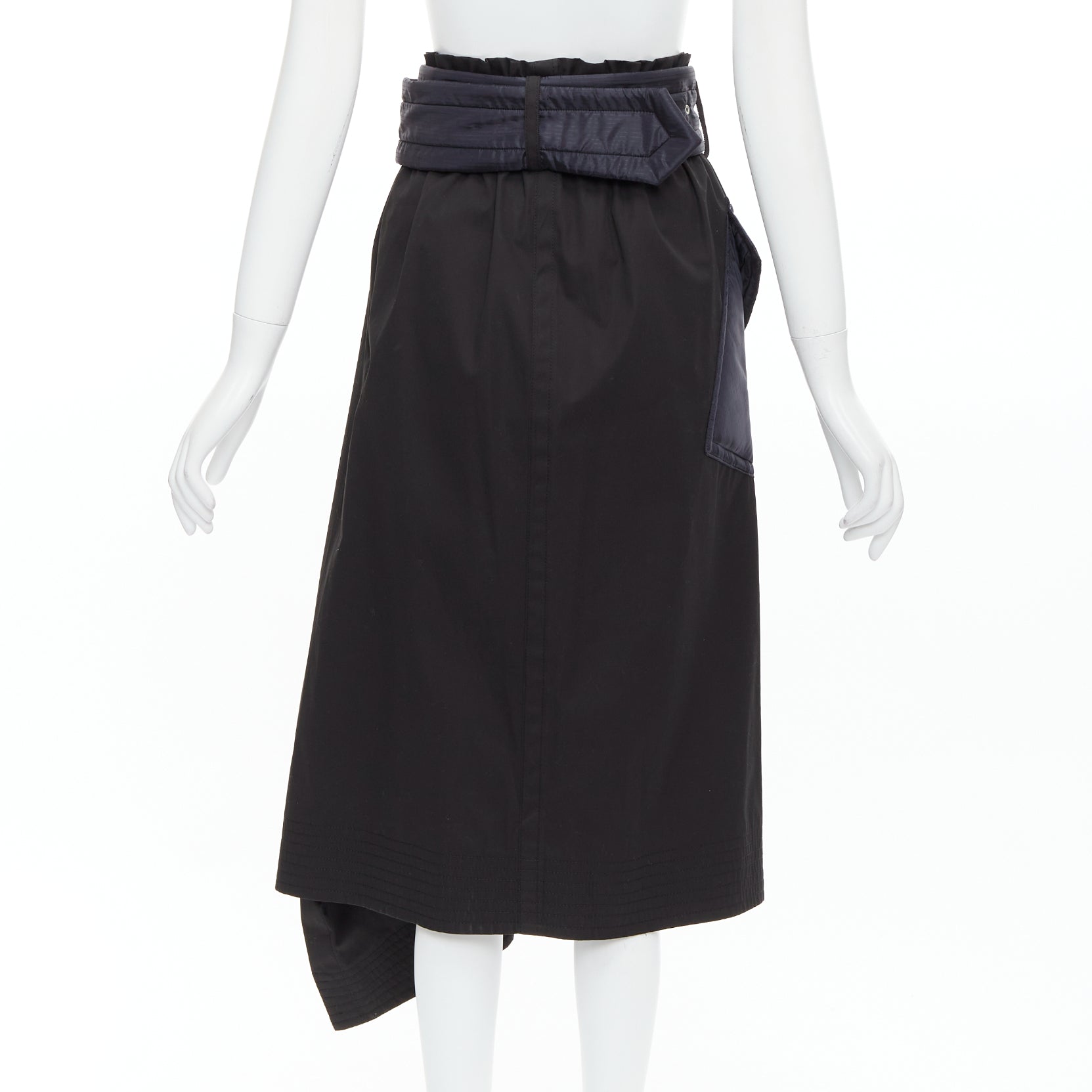 Sacai Padded Belted Skirt - Side view
