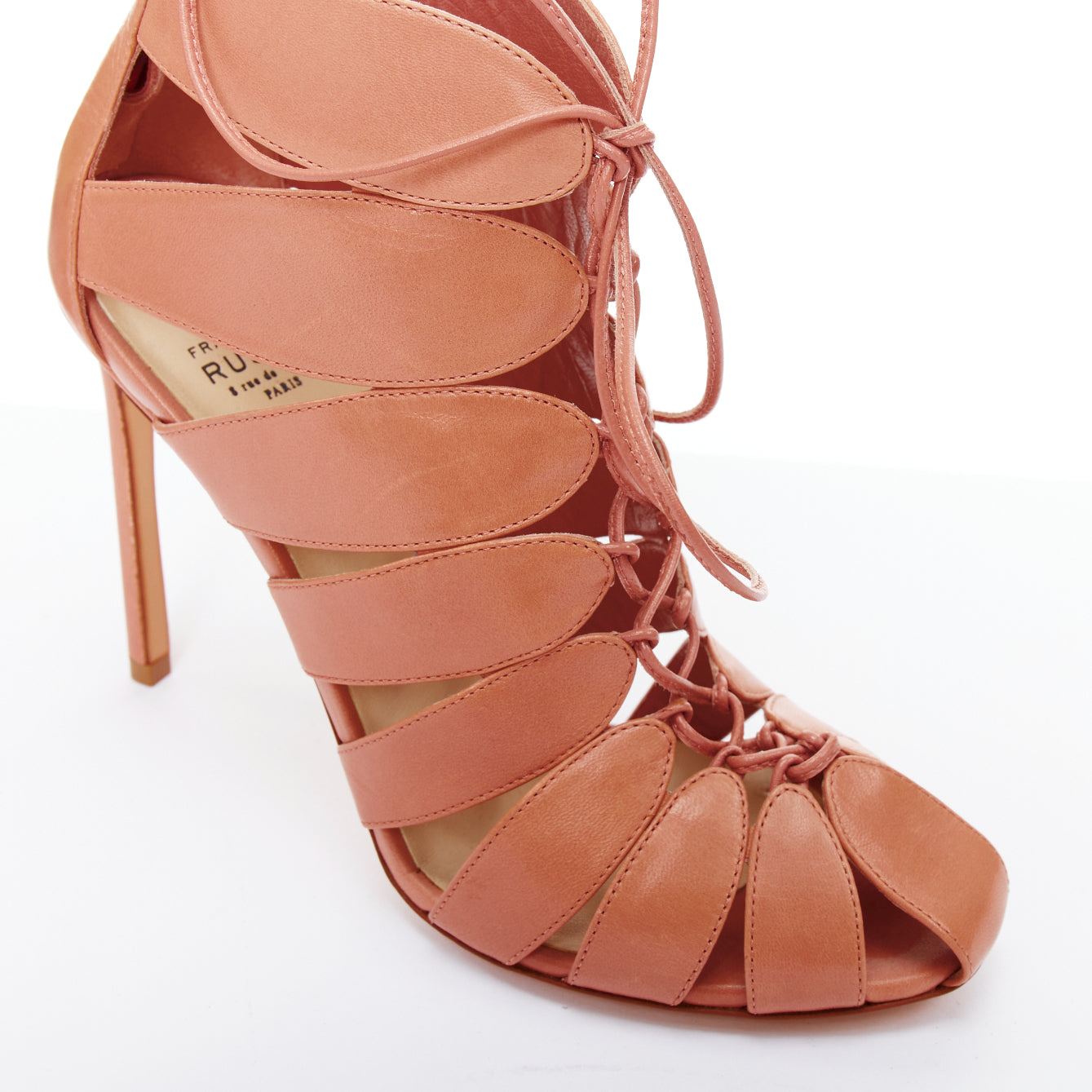 Francesco Russo Lace Cage Sandals - Detail 2