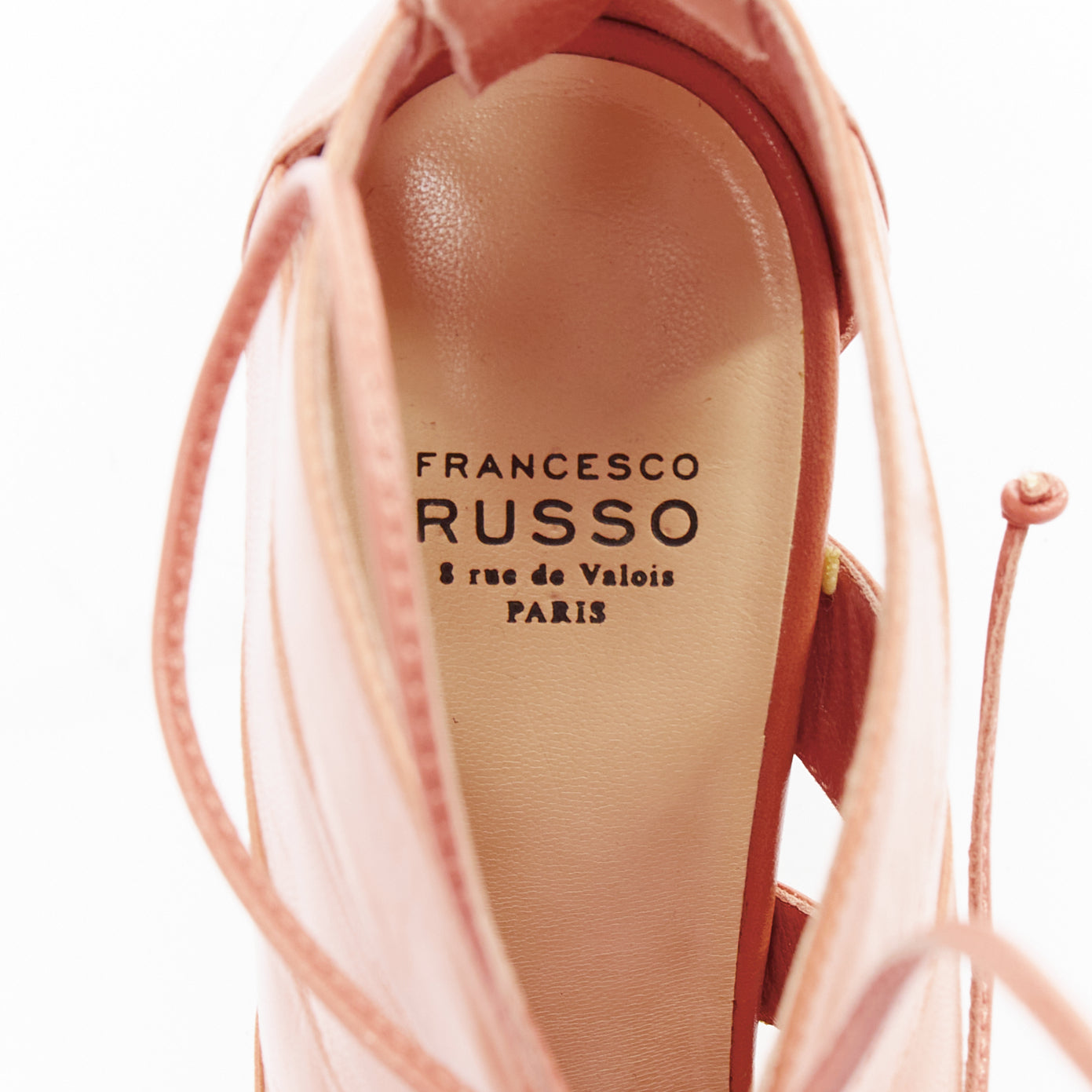 Francesco Russo Lace Cage Sandals - Image 11