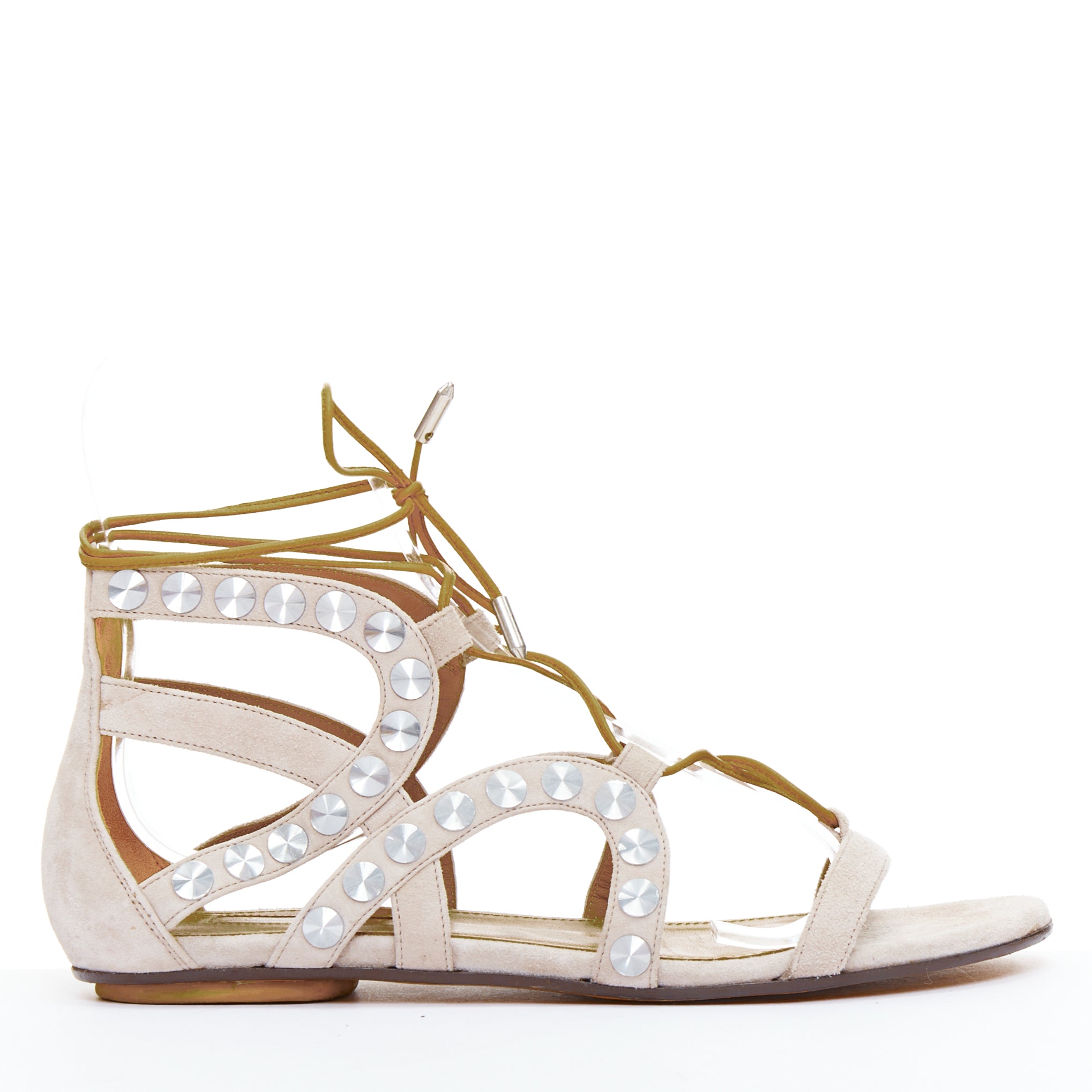 Aquazzura Disc Gladiator Sandals