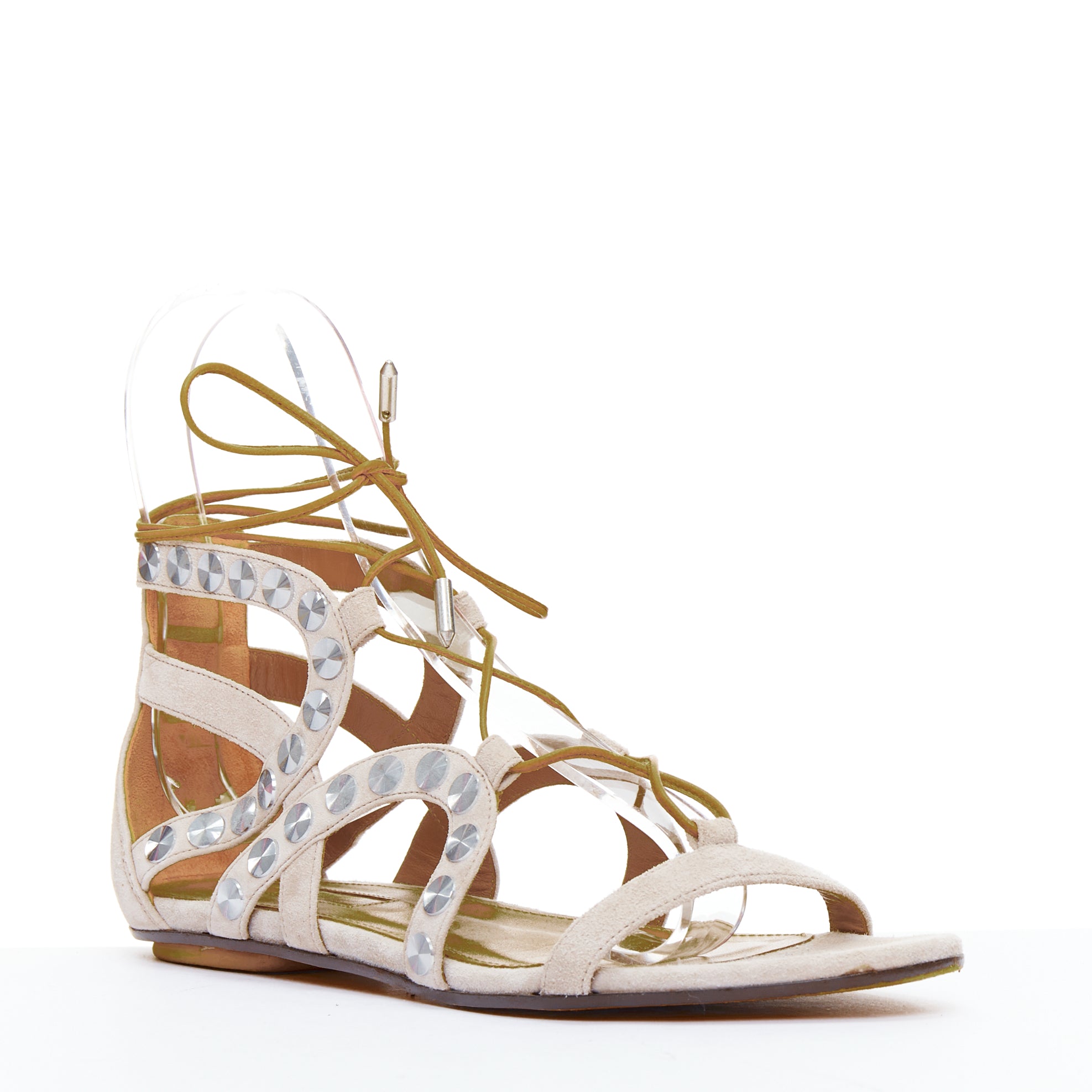 Aquazzura Disc Gladiator Sandals - Back view
