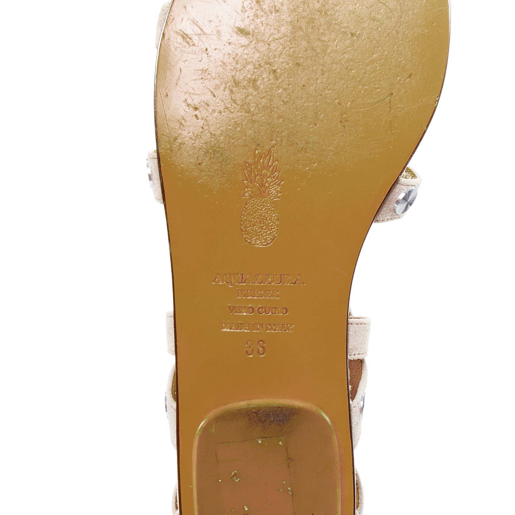 Aquazzura Disc Gladiator Sandals - Image 12