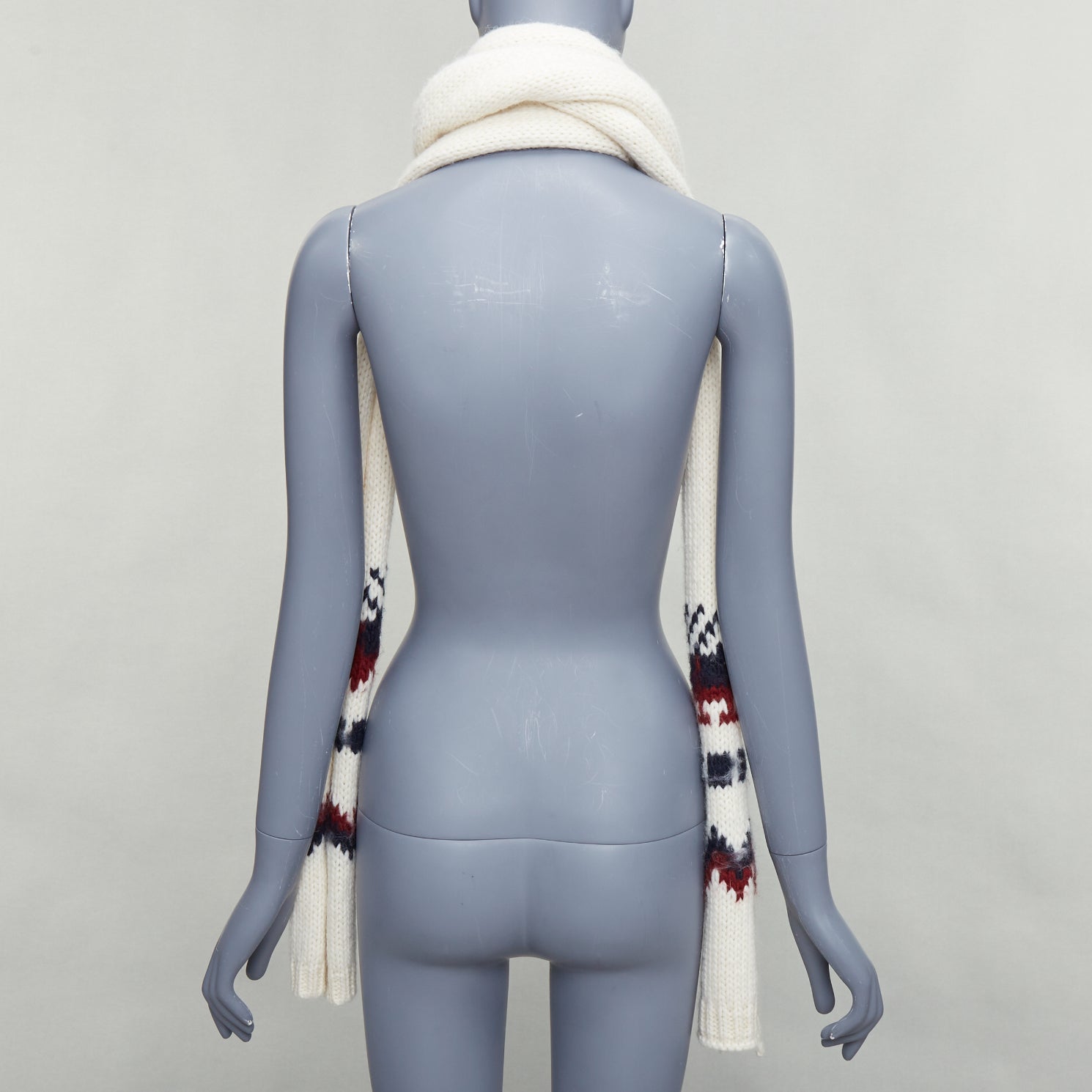 Saint Laurent Aztec Wrap Scarf - Side view