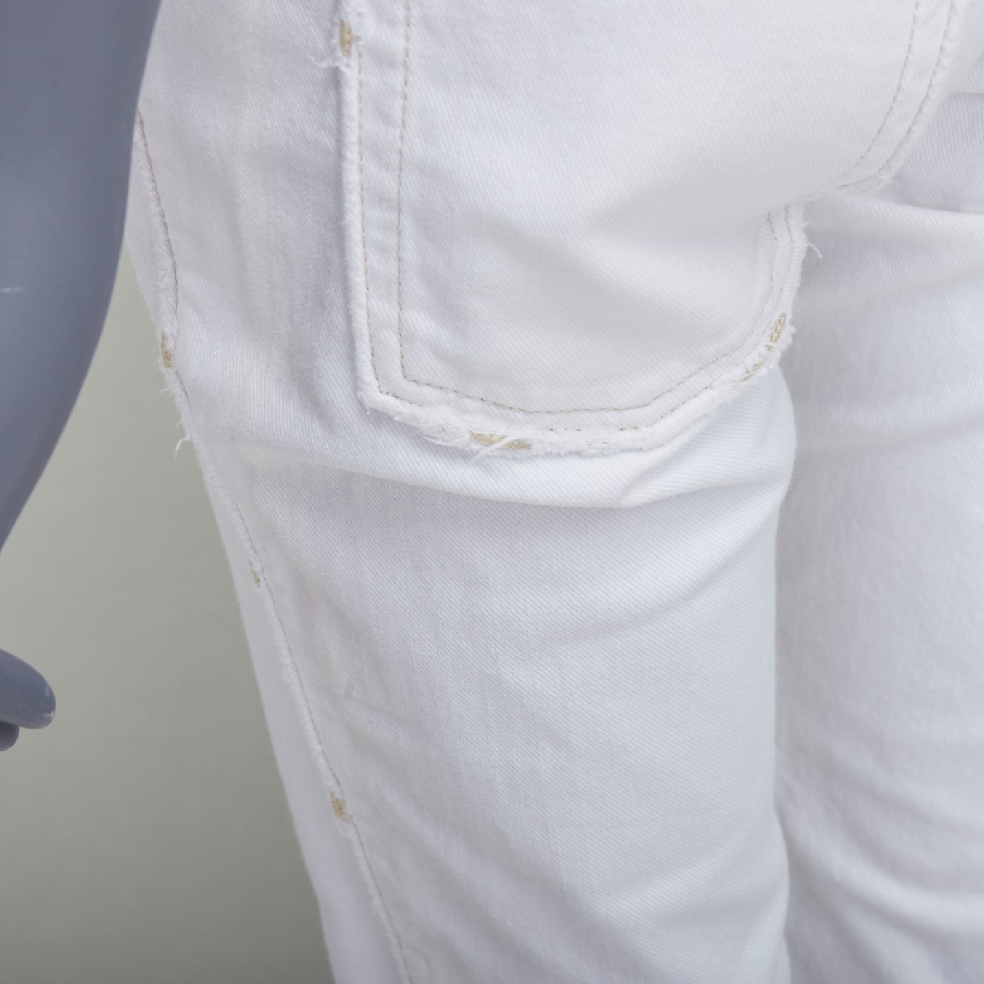 Isabel Marant White Rope Applique Jeans - Detail 2