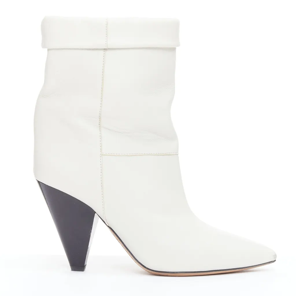 Isabel Marant Rouxa Beige Leather Good - Front View