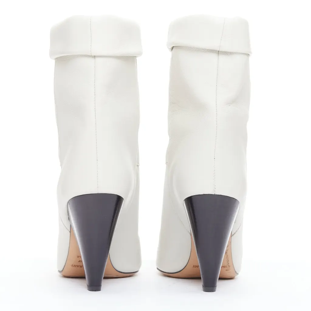 Isabel Marant Rouxa Beige Leather Good - Box View