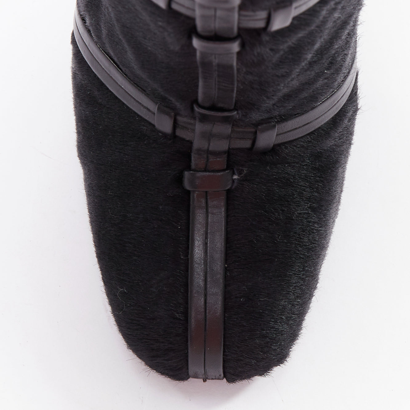 Tom Ford Silver Block Heel Boots - Detail 1