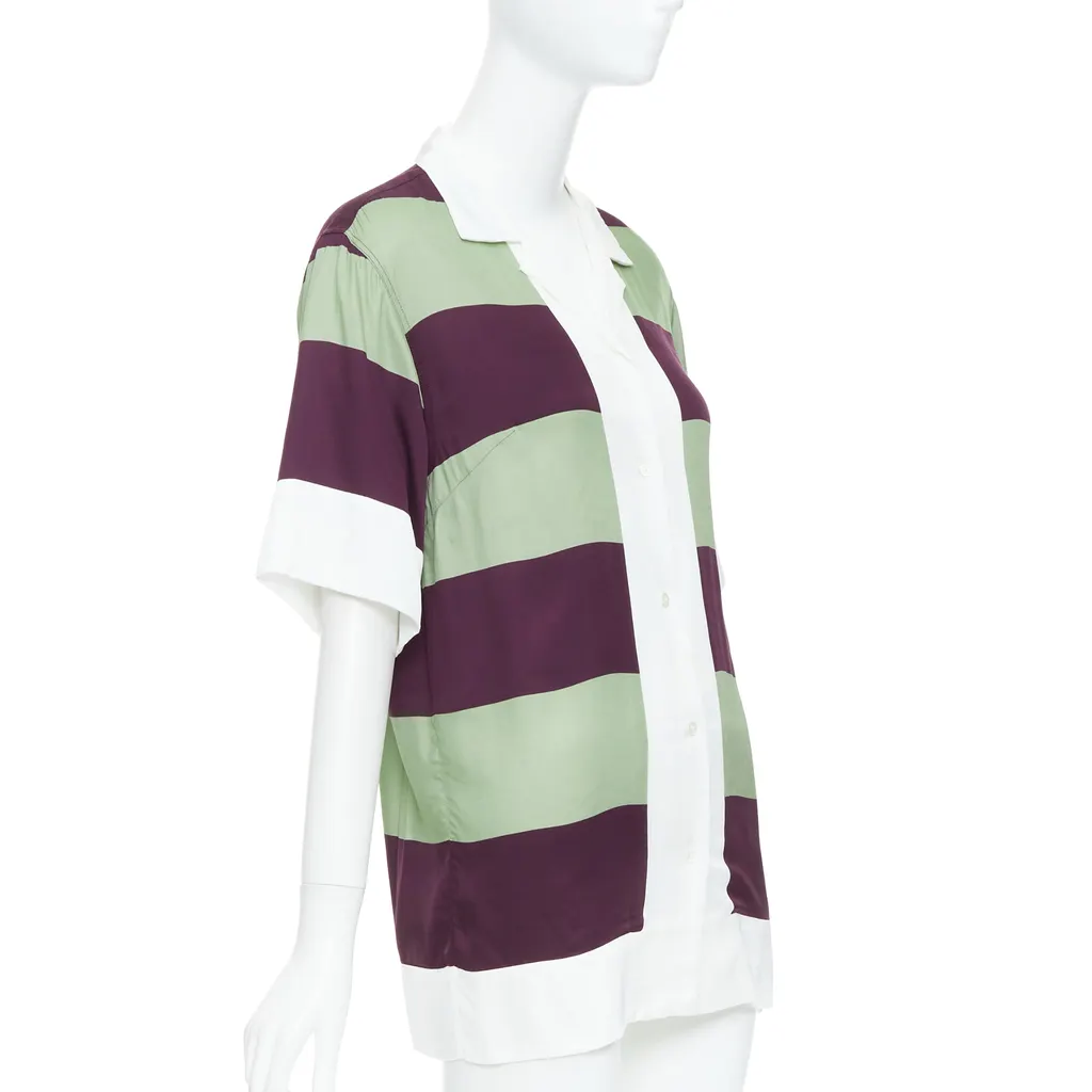 Dries Van Noten Clive 8142 Green Viscose Never worn, with tag - Inside View