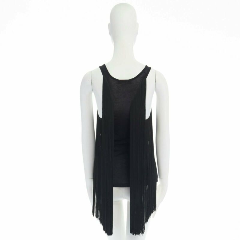 Stella Mccartney Fringe Sleeveless Top - Back view