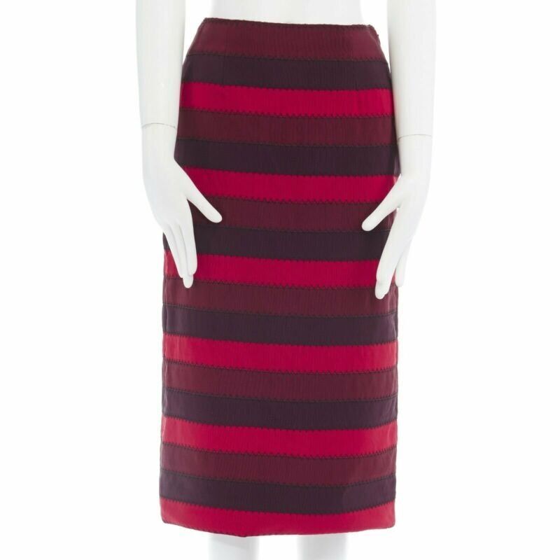 Mary Katrantzou Ribbon Fitted Skirt