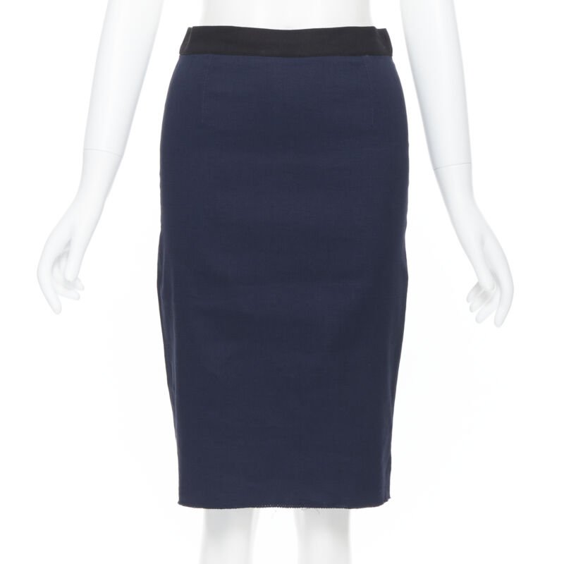 Lanvin Zip Pencil Skirt