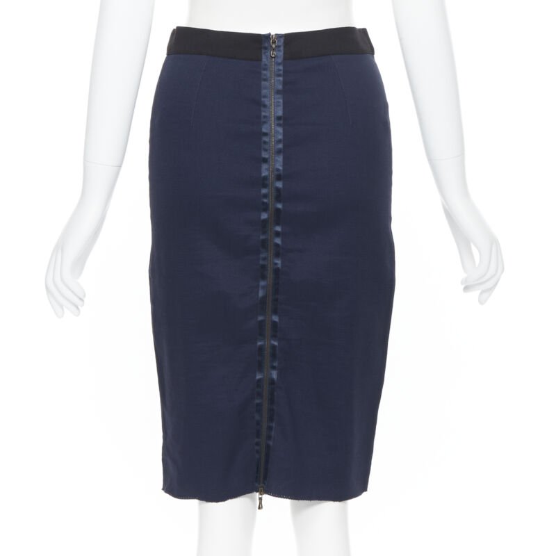 Lanvin Zip Pencil Skirt - Detail 1