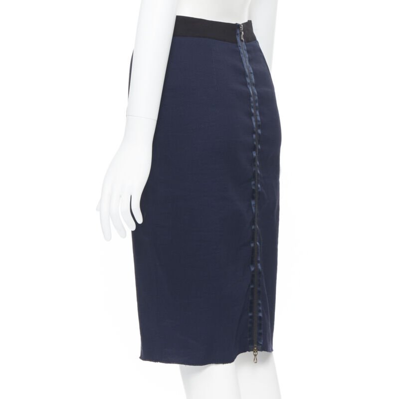 Lanvin Zip Pencil Skirt - Detail 2