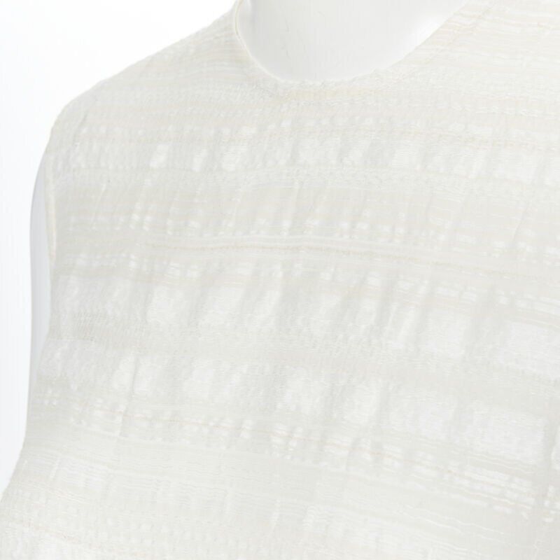 Raey Textured Muslin Dress - Back view