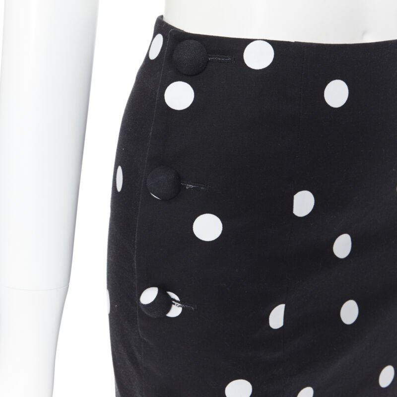 Monse Polka Dot Skirt - Back view