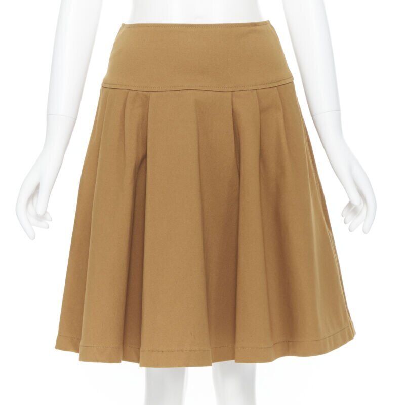 Oscar De La Renta Flared Knee Skirt