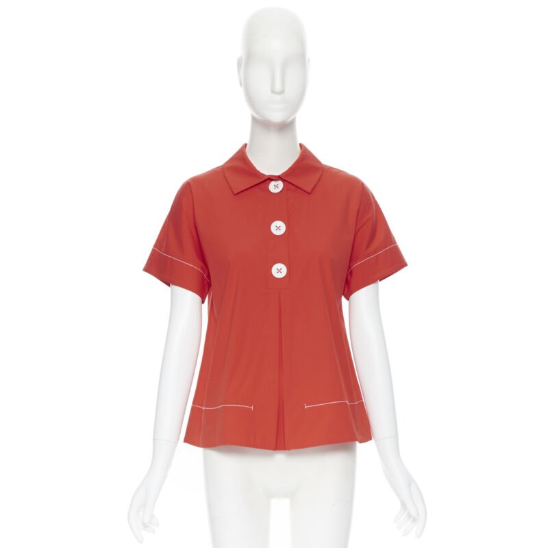 Piazza Sempione Overstitch Babydoll Top - Image 6