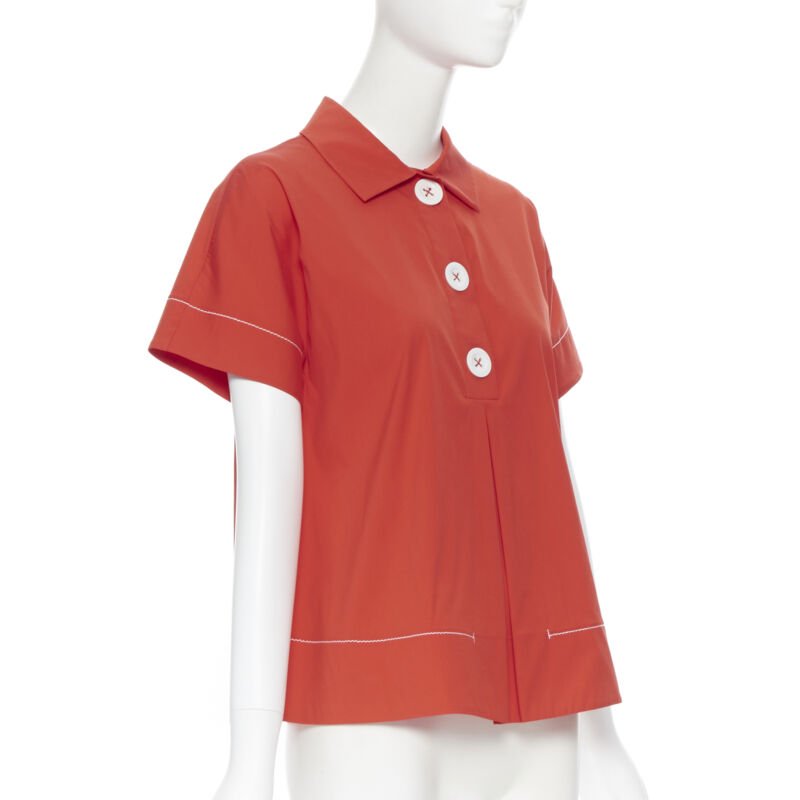 Piazza Sempione Overstitch Babydoll Top - 4