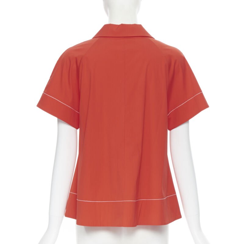 Piazza Sempione Overstitch Babydoll Top - Detail 1