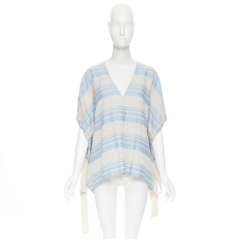 Lee Mathews Striped Poncho Top - Image 6