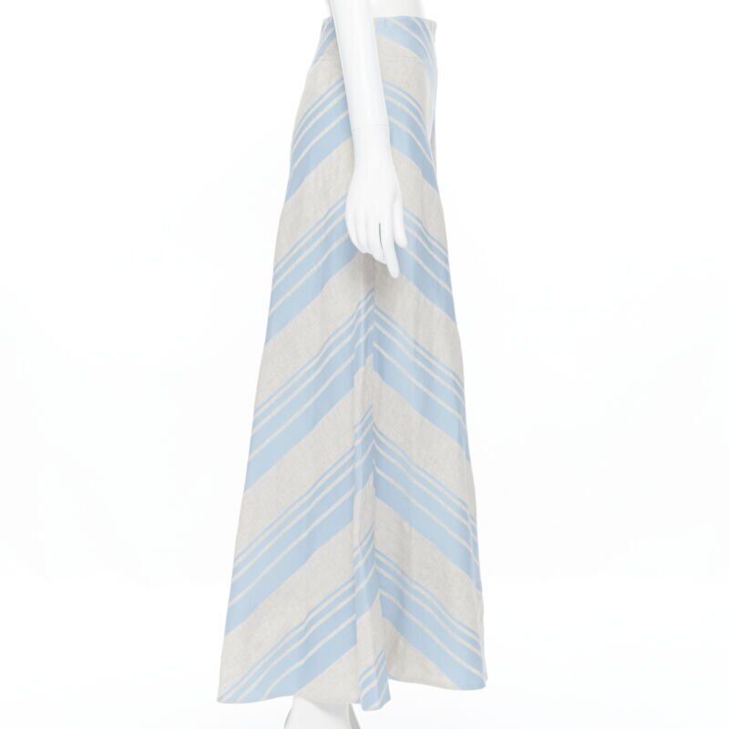 Lee Mathews Striped Midi Skirt - Side view