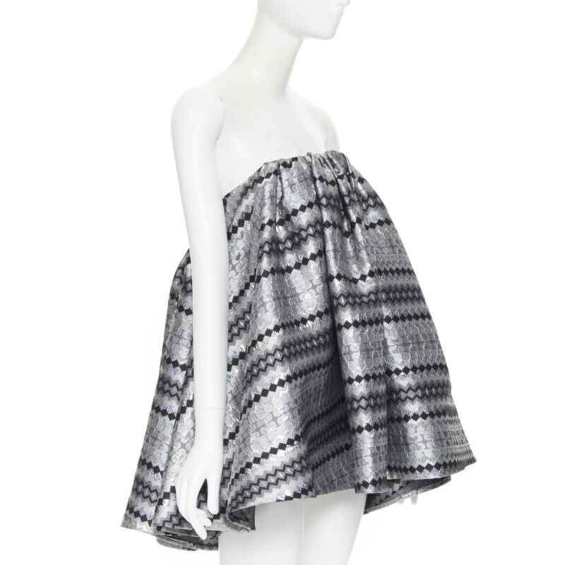 Maticevski Lurex Strapless Top