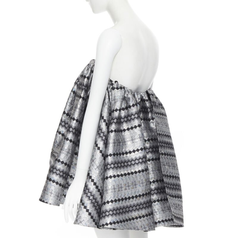 Maticevski Lurex Strapless Top - Detail 1